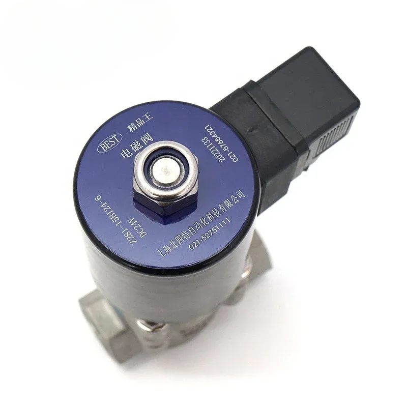 Z281 16bar Thread Stainless Steel 2 Way Water Gas Vapor Light Oil Solenoid control Valve DC24v 12v AC220v