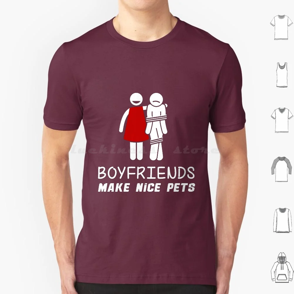 Boyfriends Make Nice Pets T Shirt 6Xl Cotton Cool Tee Collar Ddlgprincess Bdsm Kink Kinky Fetish Submissive Bdsmsubmissive Ddlg