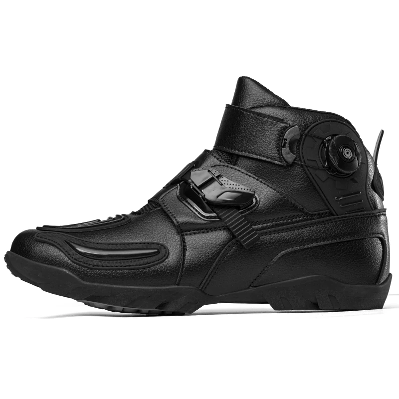 Anti-slip Motocross Shoes Shock Absorption Off-road Boots Breathable Motorcycle Shoes Shift Anti-skid Pads Motorcycle Protection