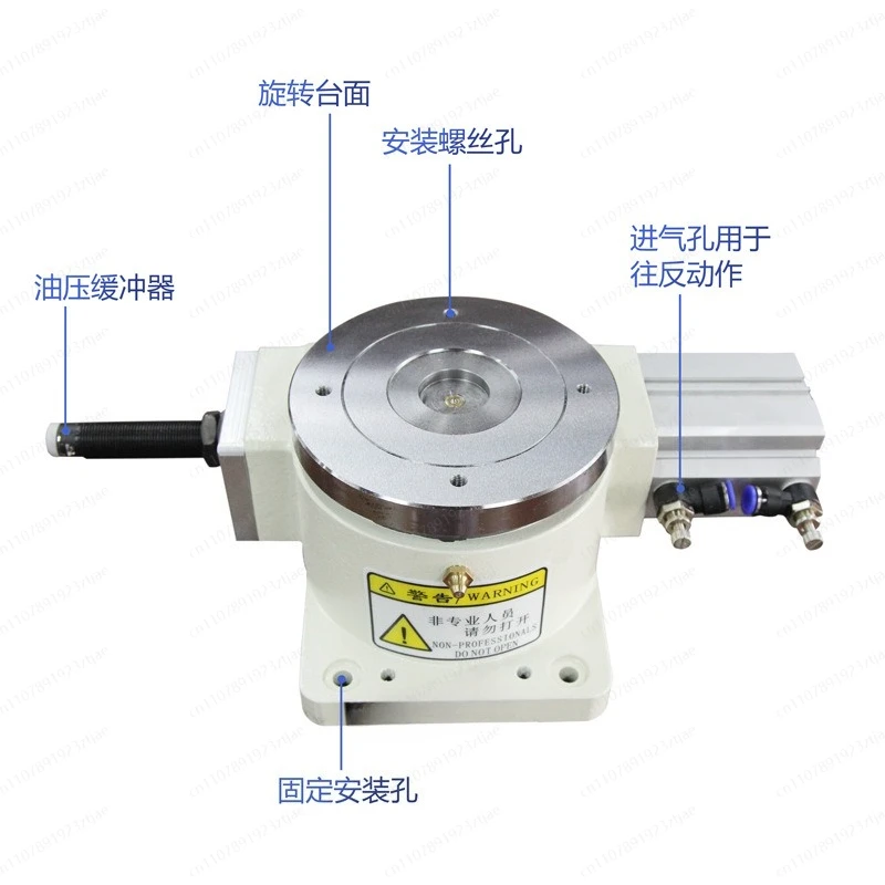 Fully automatic pneumatic indexing plate, rotating table, equal division plate splitter 140DT pneumatic chuck rotation