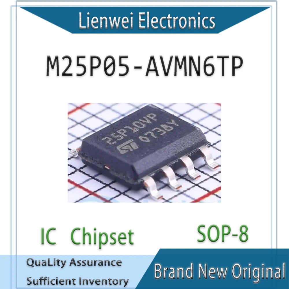 

100% New 25P10VP M25P05-AVMN6TP IC Chipset SOP-8