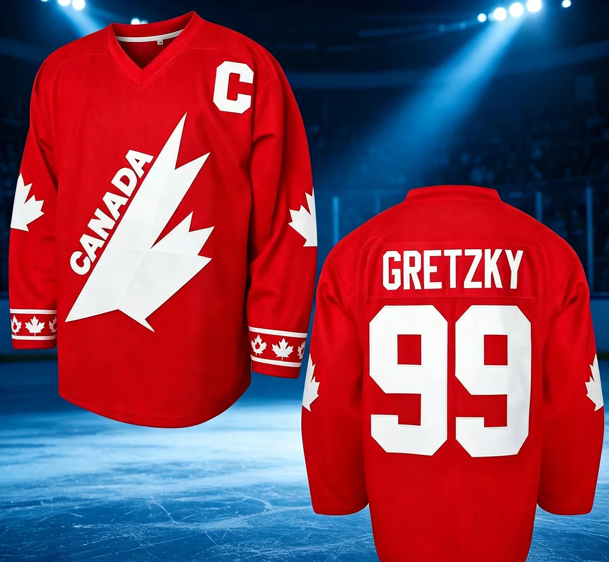 Men's Women' Canadian Ice Hockey Jersey 3D Printed Mesh Breathable Ice Hockey Training Suit Sports Top Women's T-shirt Y2K