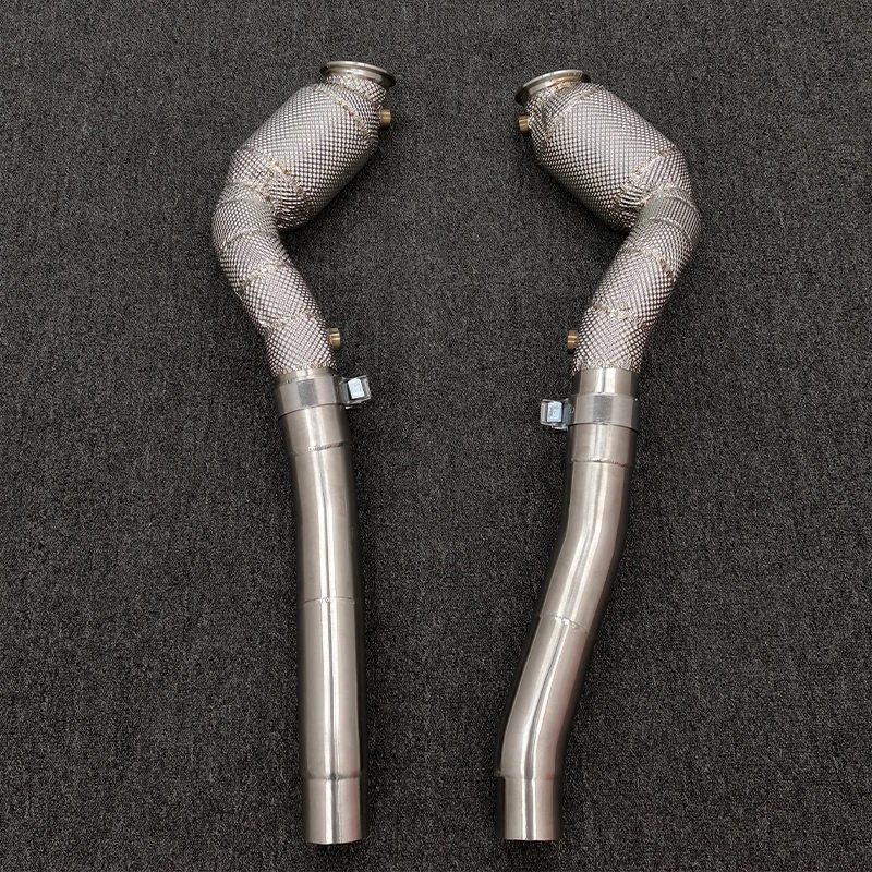 aSuitable for Ferrari GTC4 Lusso V8 3.9T Twin Turbo T304 Stainless Steel Valved Exhaust System Catback 2016+