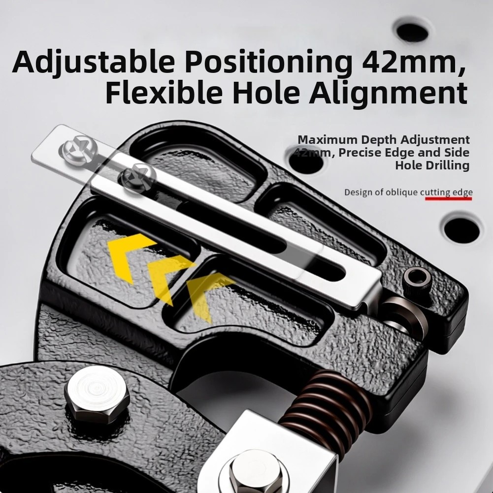 Metal Hole Punch Pliers With Adjustable Depth Stop, 3.5mm & 4.2mm Punch For Stainless Steel Copper Aluminum Sheets