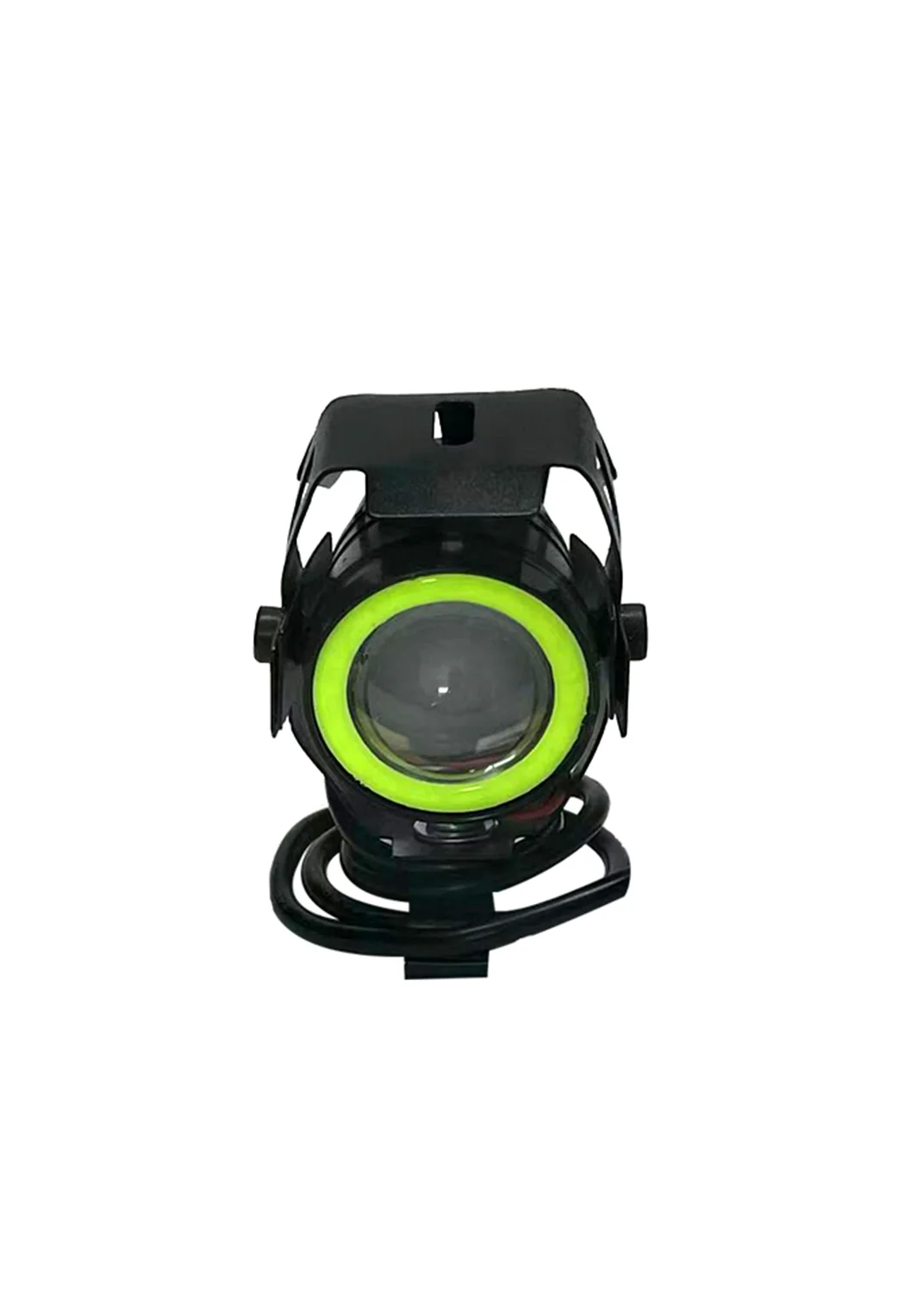 Motor LED Auxiliary Motorcycle Headlight Universal 1200LM Angel Eyes U7 Mini Motorcycle Spotlights Bicycle Lamp Accessories