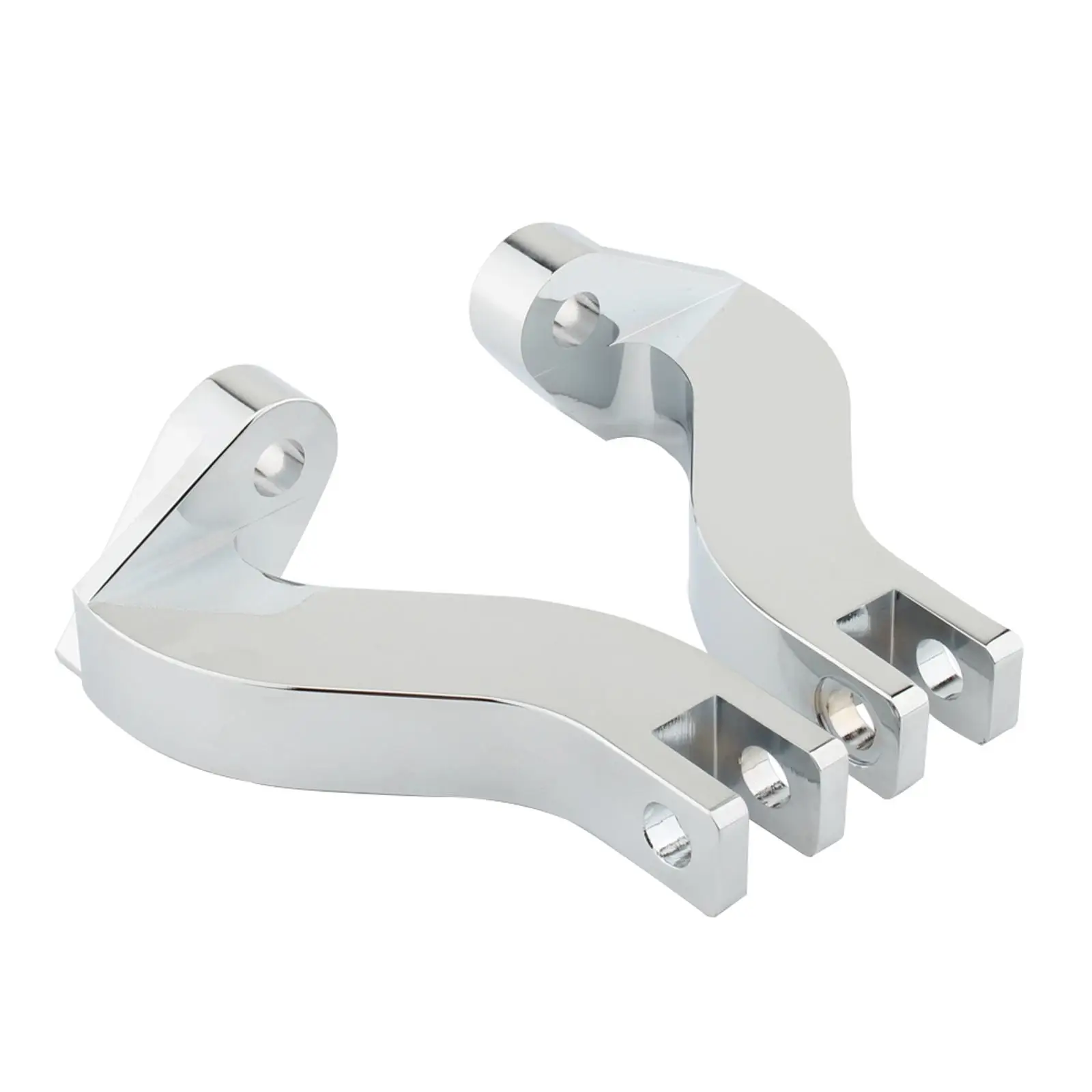 2x Motorcycle Foot Pegs Mount Kit with Mounting Hardware Foot Peg Support