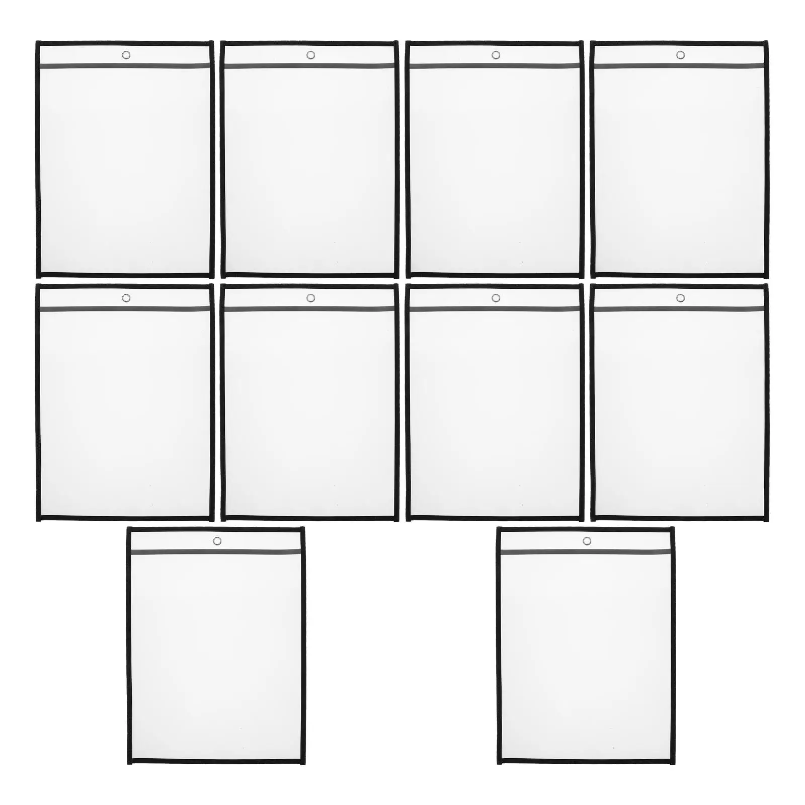 6 Pcs Paper Holder File Scrapbooking Protector Office Supply Document Storage Protective Sleeve Organizer Child