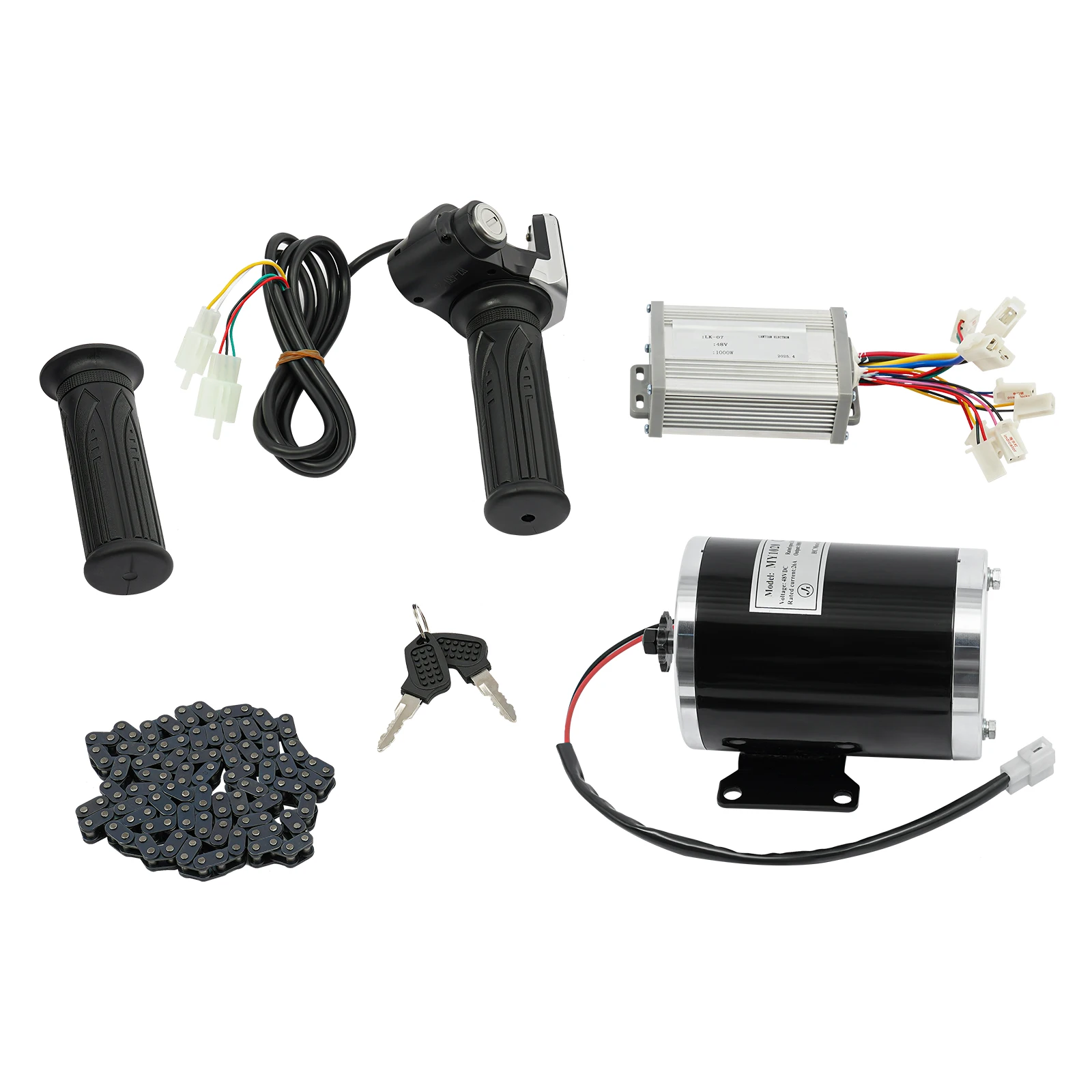 

Комплект для переоборудования контроллера щеточного двигателя для электрического велосипеда DIY, квадроцикла, квадроцикла, картинга (1000 Вт-36 В)