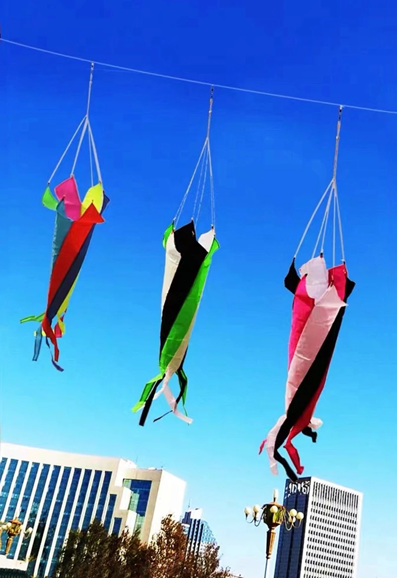 جديد الطائرات الورقية العملاقة Windsocks قوس قزح ذيول عالية ويفانغ الطائرات الورقية قلادة الطائرات الورقية اكسسوارات تحلق التنين المهنية طائرة ورقية مقلاع