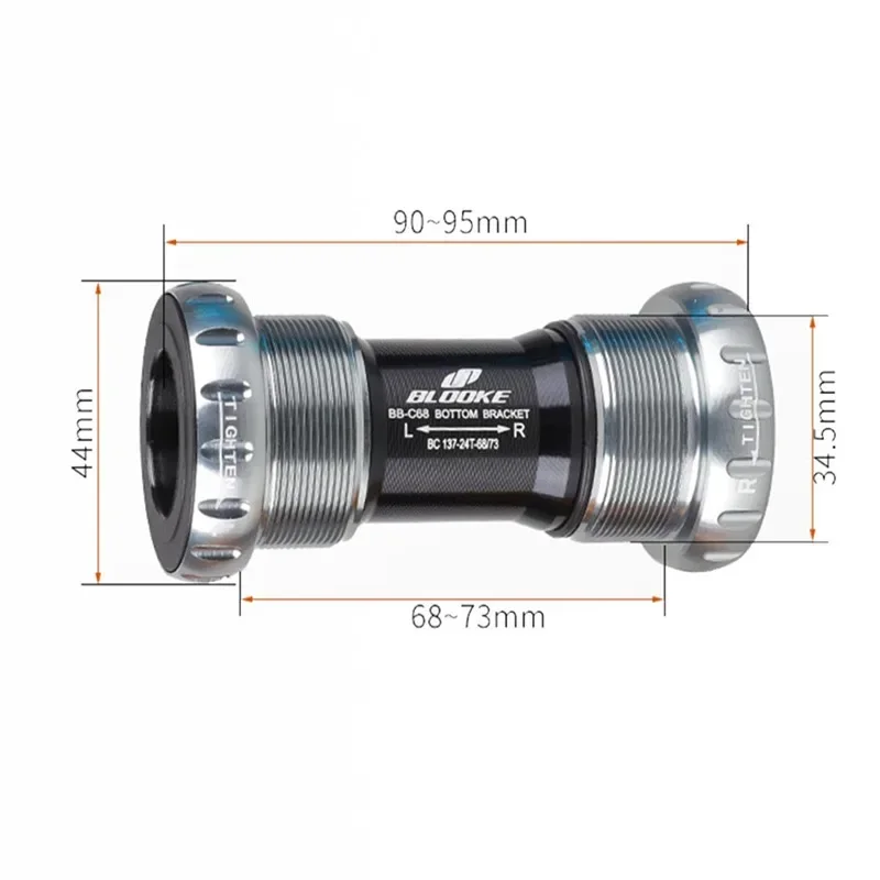 Bicycle Thread Kit for SRAM Prowheel Crank,Road and Mountain Bike,BB Kit,Seal and Ceramic Bearing,Bottom Bracket,24mm,22mm