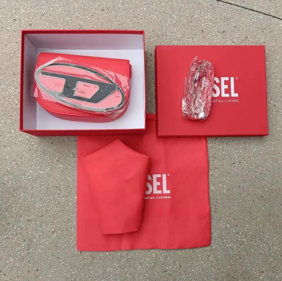 Red Mini Top Handle Saddle Bag Full Set Gift Box Packaging Detachable Crossbody Strap Dust Bag Complete Accessory Kit Vintage Logo Flap Small Shoulder Handbag For Women Gift