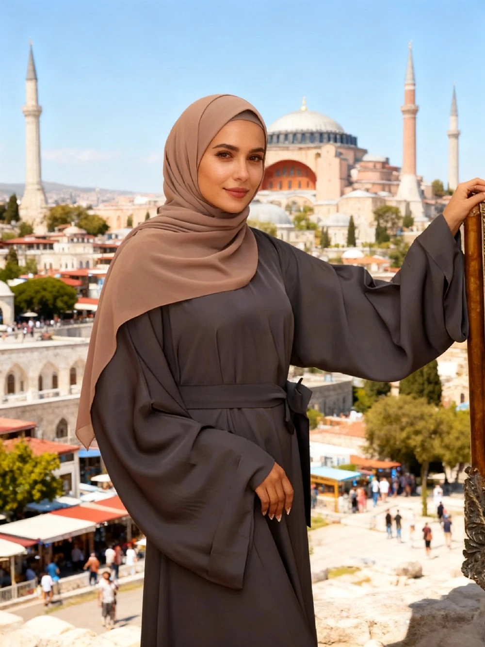 

Ид Рамадан женское мусульманское платье Абая скромное длинное платье Джалабия халат Femme Vestidos кафтаны повседневные марокканские платья женские