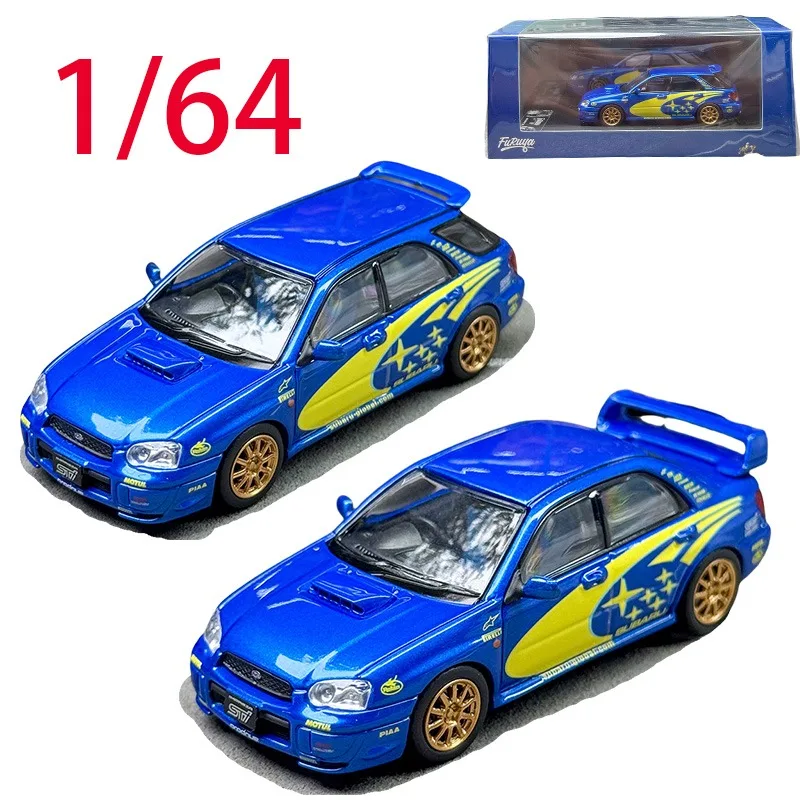 

Furuya литой под давлением масштаб 1/64 Subaru Impreza WRX STI 8, модель автомобиля из сплава, игрушки для мальчиков, подарок