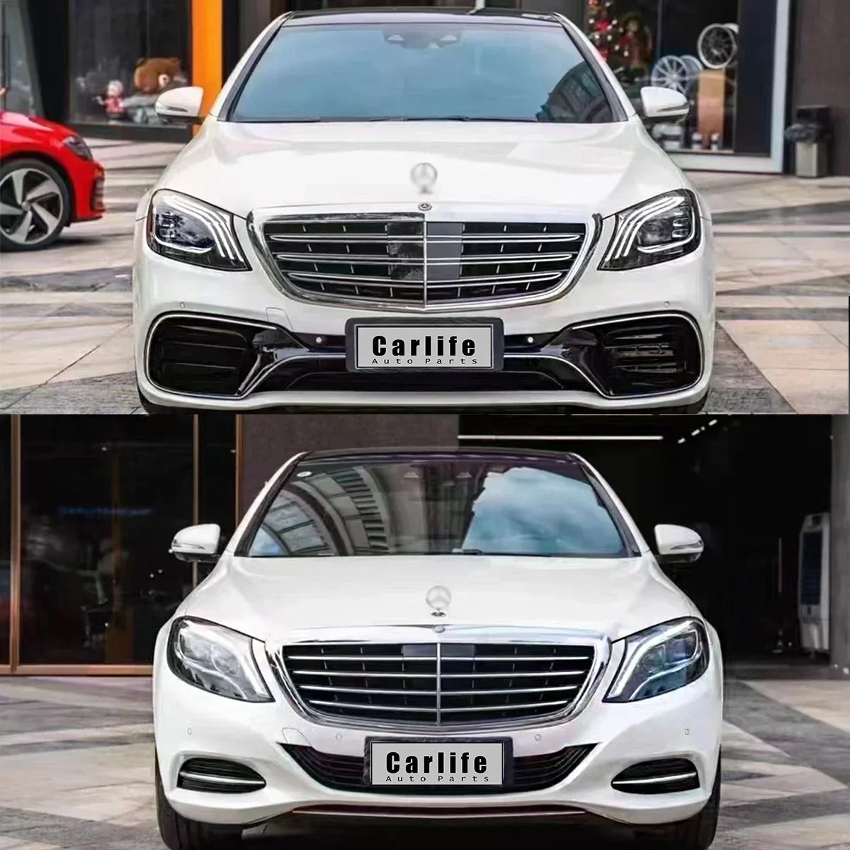 Auto Body Systems Car Bumpers for Mercedes Benz S Class W222 2014-2020 Year Facelift S63 Model with Bumpers Grilles Lights