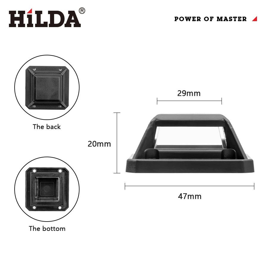 HILDA Laser Level Protective Glasses Vertical and Horizontal Lasers Glass Protective Cover Accessories