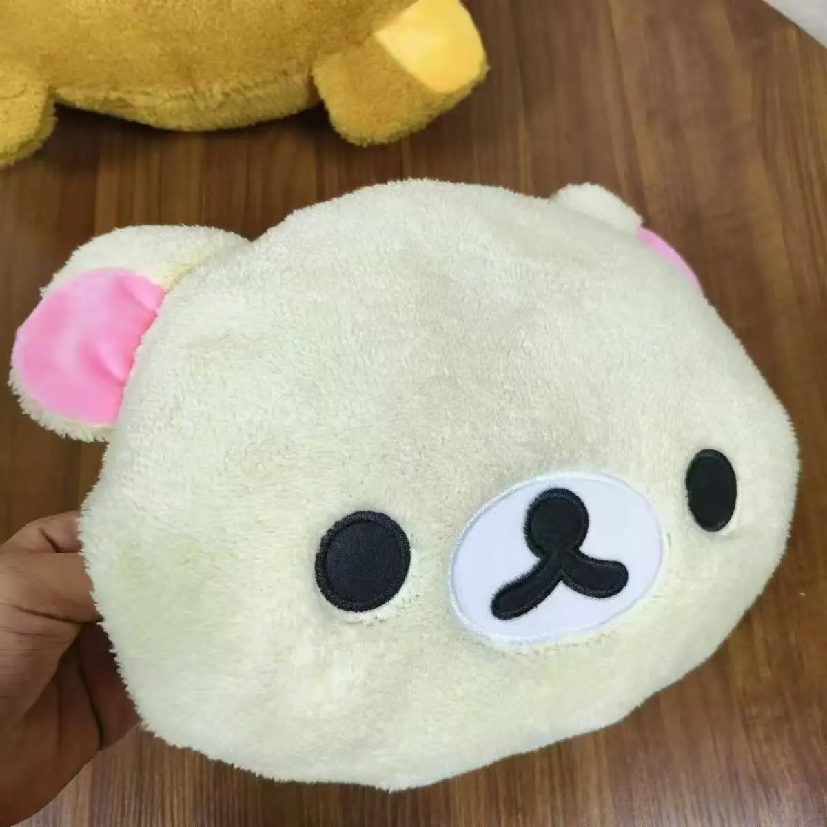 Rilakkuma pluszowa ciepła poduszka na rękę Kawaii Miś pluszowy Miękka i ciepła pluszowa ciepła rękawiczka Dekoracja pokoju Poduszka Prezent dla dziewczynki