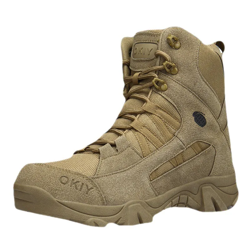 2024 Ankle Boots Men Outdoor Genuine Leather Man Boots Hunting Work Boots For Men Shoes Casual Bot