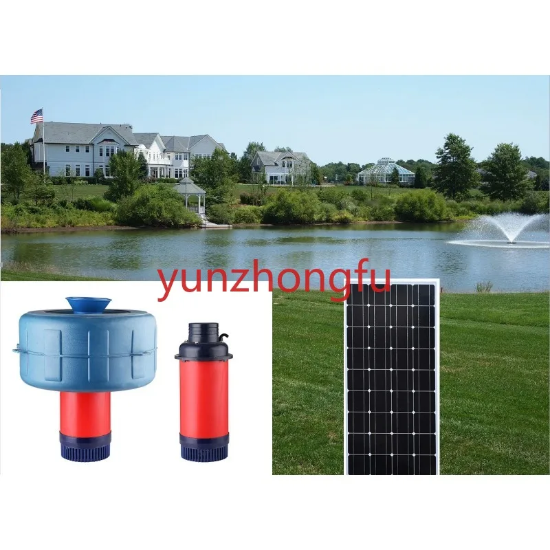 Jet Solar Aeration Pump Pond Fish Farming Aeration Gas Blower Breeding Air Pump