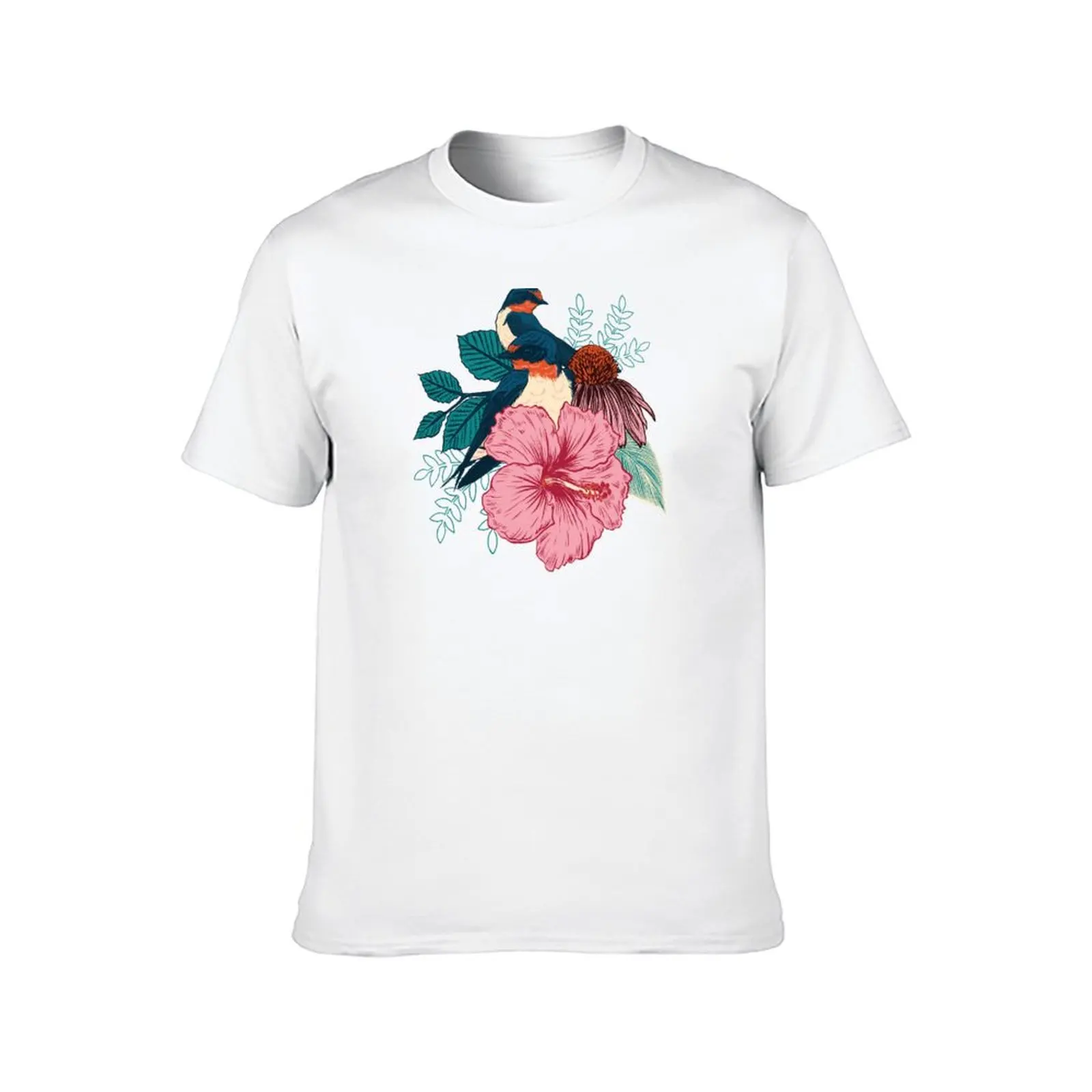 Barn Swallows T-Shirt man t shirt summer man t shirts cotton man t shirts for men T-Shirt