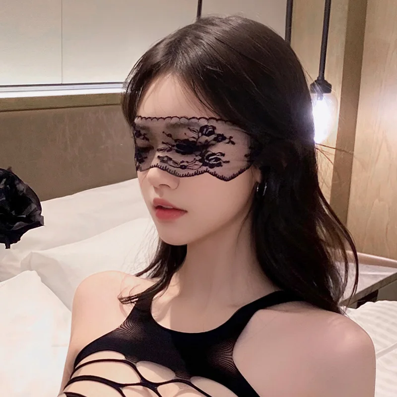 المرأة الغريبة الأسود جوفاء مثير الدانتيل أقنعة العين الشفافة الأبيض انقطاع التصحيح الغمامة قناع تنكر تأثيري حفلة موسيقية الدعائم