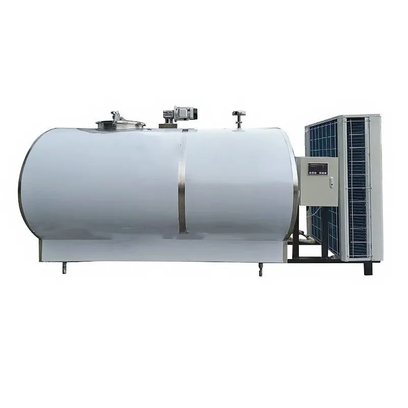China Factory Stainless Steel 5000 Liter 6000l 8000l 10000l Milk Cooling Storage Container tank for Dairy Plant