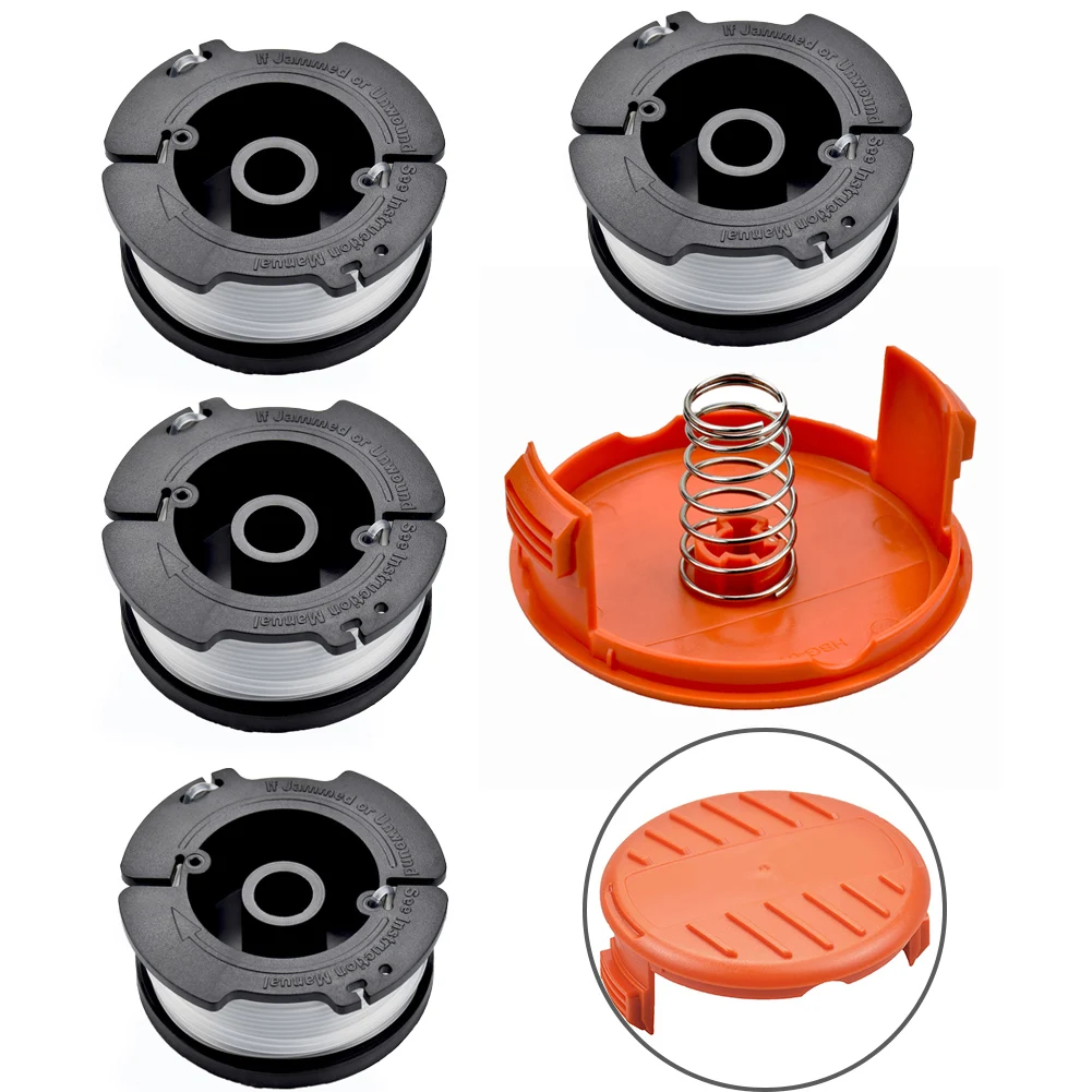 Carretel de Aparador de Grama para Black Decker Cap Af100 Gl280 Gl301 Gl425 Gl430 Cortador de Grama Acessórios de Linha de Corte Cabeça para Strimmer