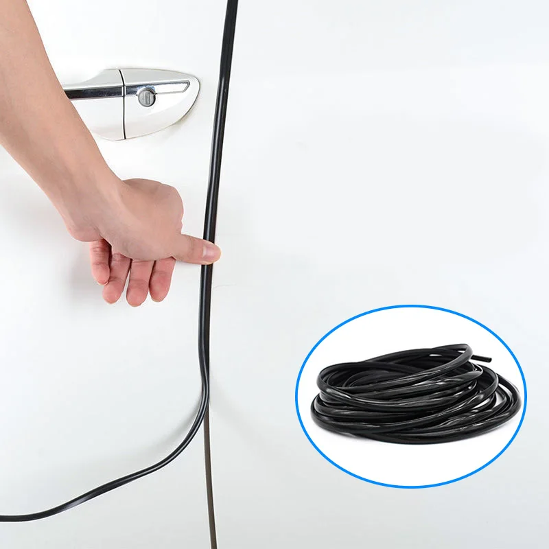 Car Bright Surface Anti-Collision Strip Hidden Anti-CollisionProtection Strip 10M Car Door Edge Scratch Protector