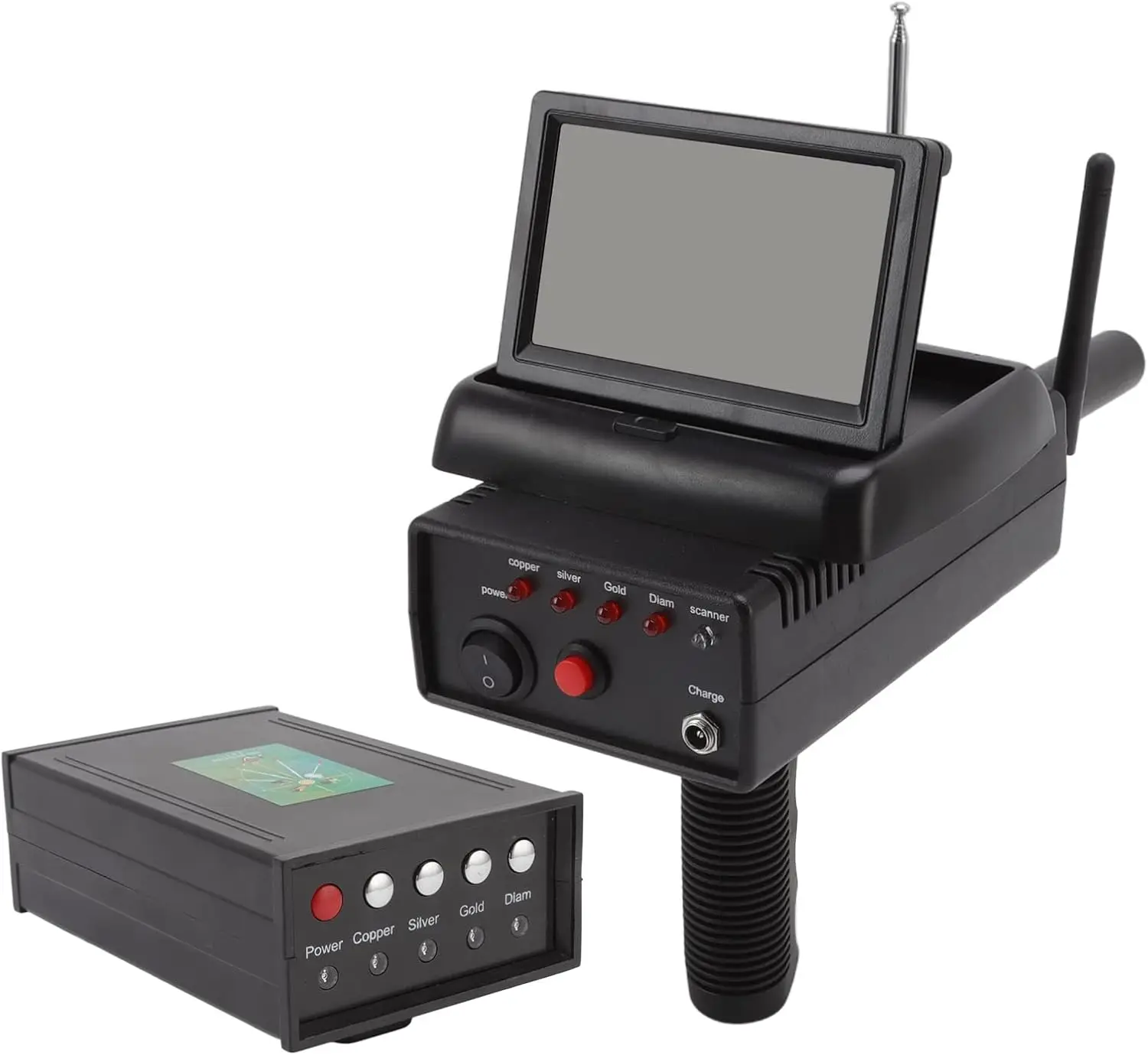 Metal Detector for Adults, 1200M Range 25M Depth Professional Underground Metal Detector