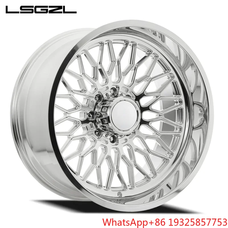 LSGZL Forged 20x10 20x12 24x112 22x12 22x14 24x14 26x14 26x16 30x16 28 Deep Dish Super Single Truck Wheel 8x6.5 8x200 6x139.7