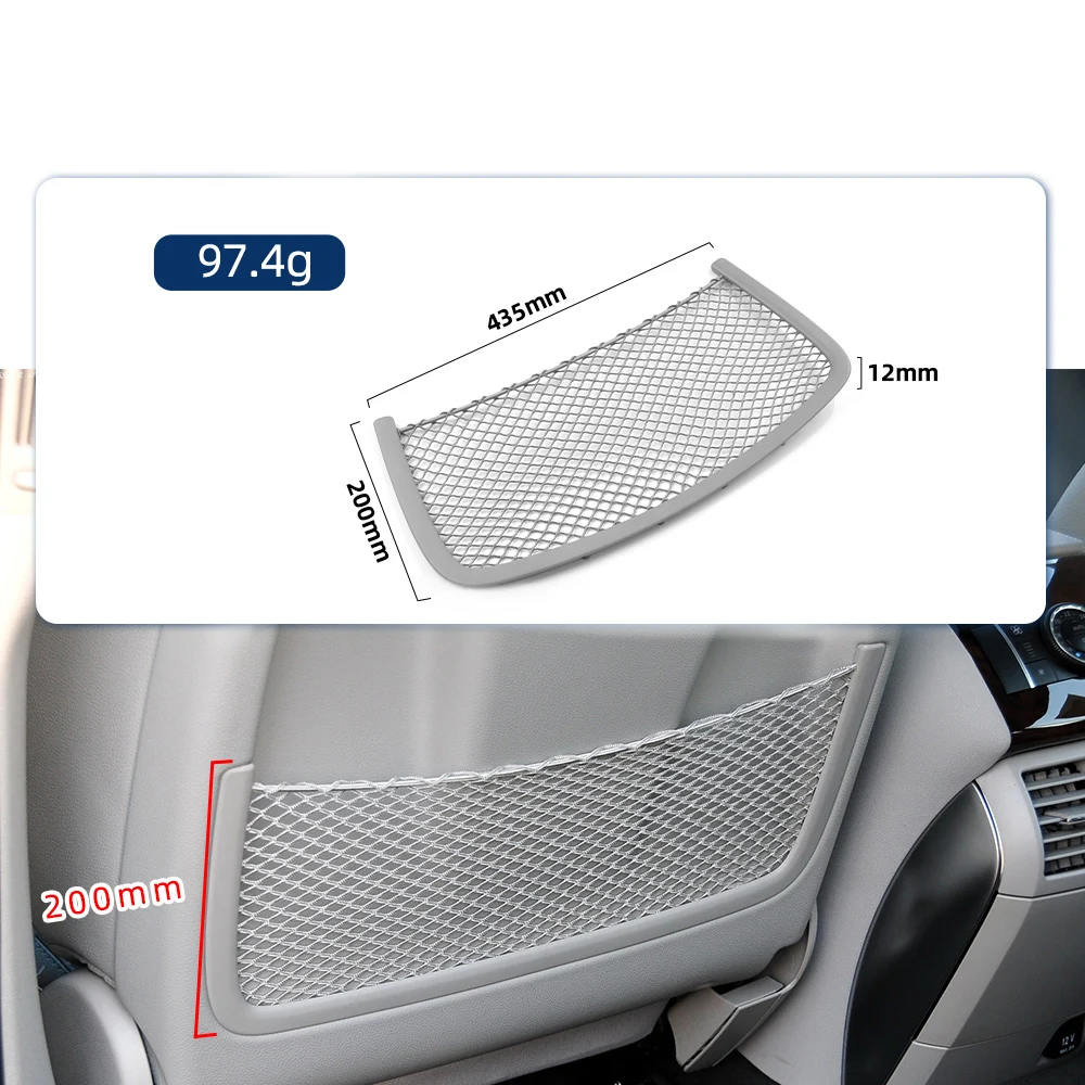 

1669100003 Front Rear Car Seat Back Storage Bag Mesh Net Car Storage Hanging Bag For Mercedes Benz ML GL GLS GLE W166 W164 W251