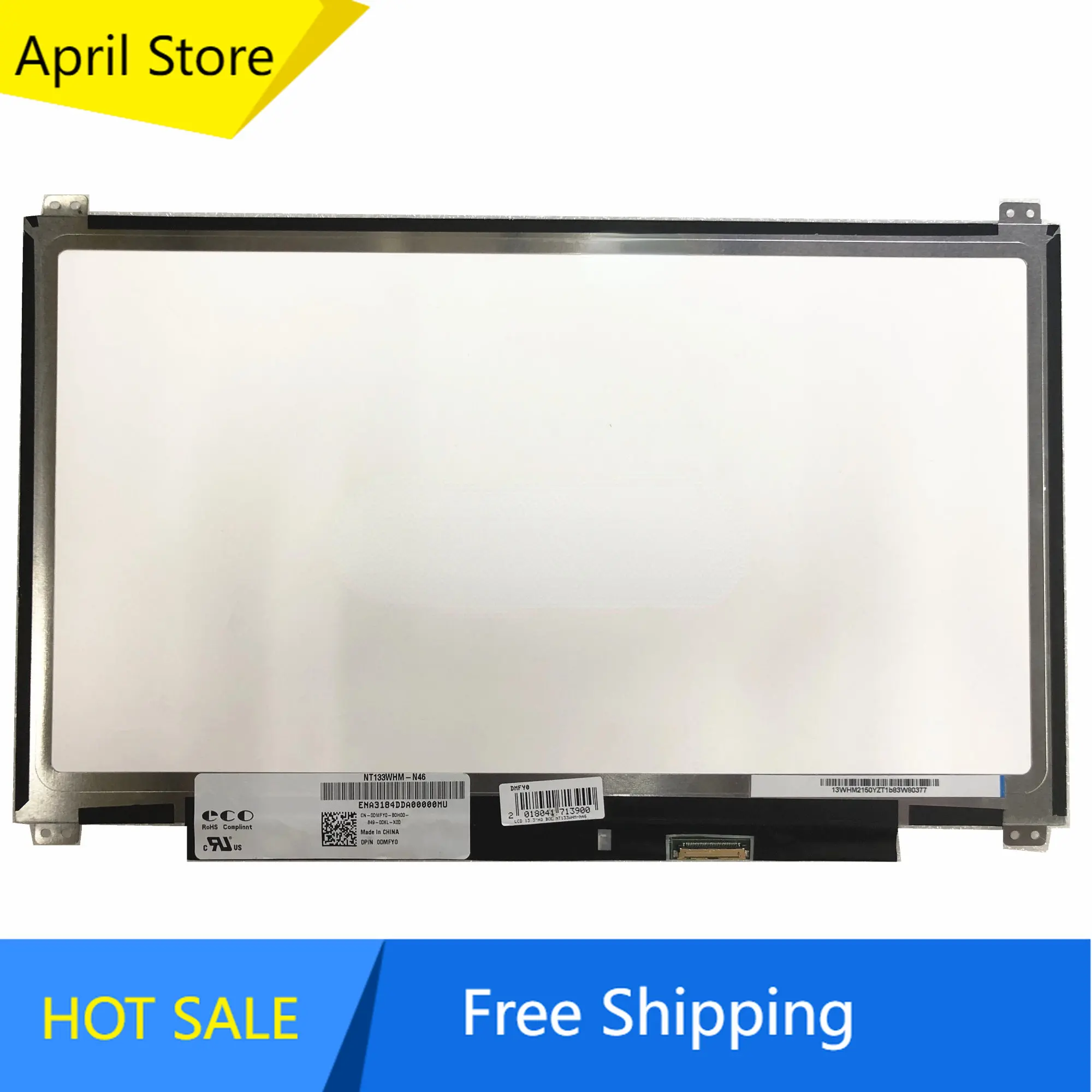 

NT133WHM-N46 NT133WHM N46 fit N133BGE-EAB B133XTN01.2 B133XTN01.3 M133NWN1 R3 R4 13.3''LCD Display Matrix Panel 30pin 1366*768