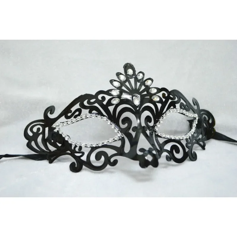 Girl Dance Party Masks  Diamond Venetian Mask Feather Diamond Wedding Carnival Performance Costume Sexy Lady Mask Masquerade