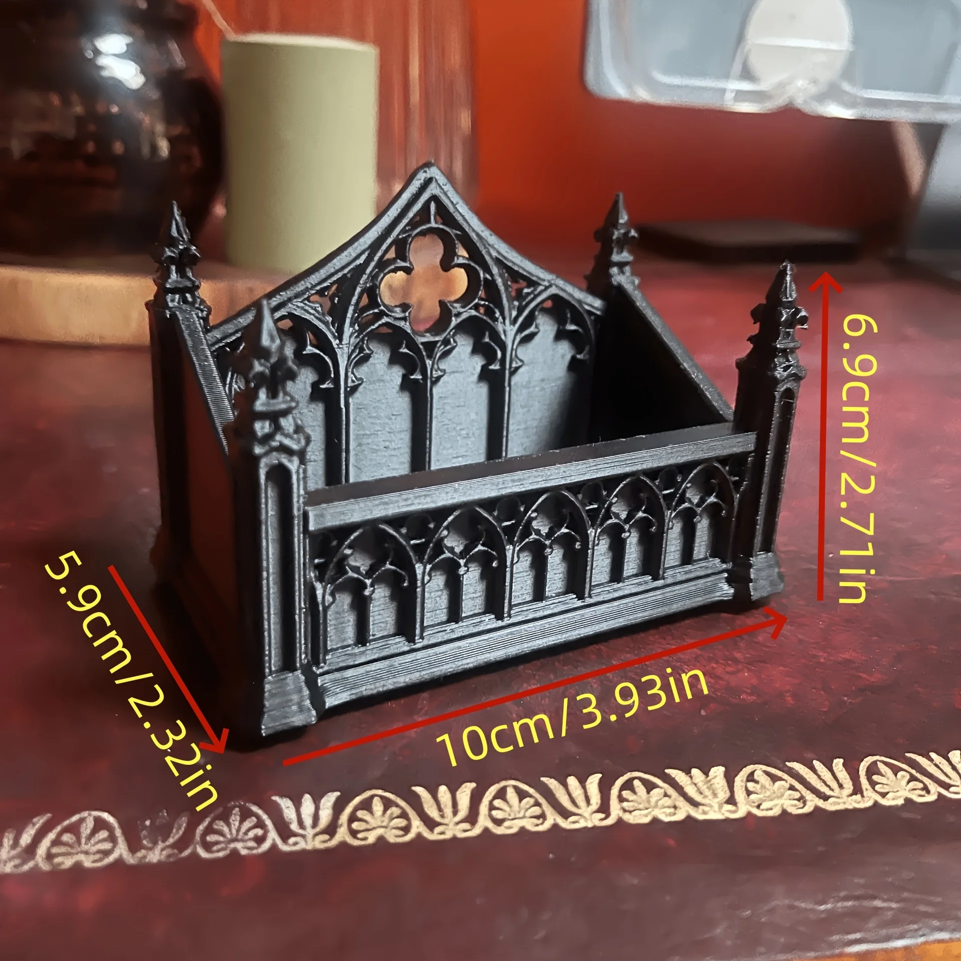 Retro Gothic Business Card Hol - 3D Printing Desk ulasan dan harga
