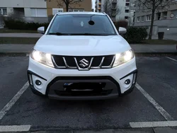 Fits Suzuki Vitara 2016 2017 2018 2019 2020 ABS Material Fog Lamp Lamp Holder Front Front Grille Cover Matte Black Styling