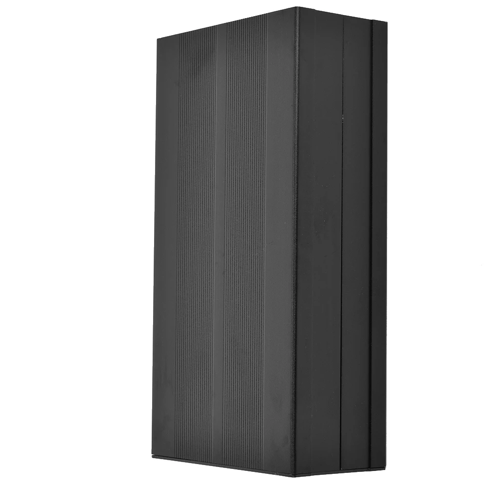 

Electronic Case Enclosure, Aluminum Alloy Project Box DIY Sand Black Enclosure Electronic Protection Case 55 x 106 x 200mm