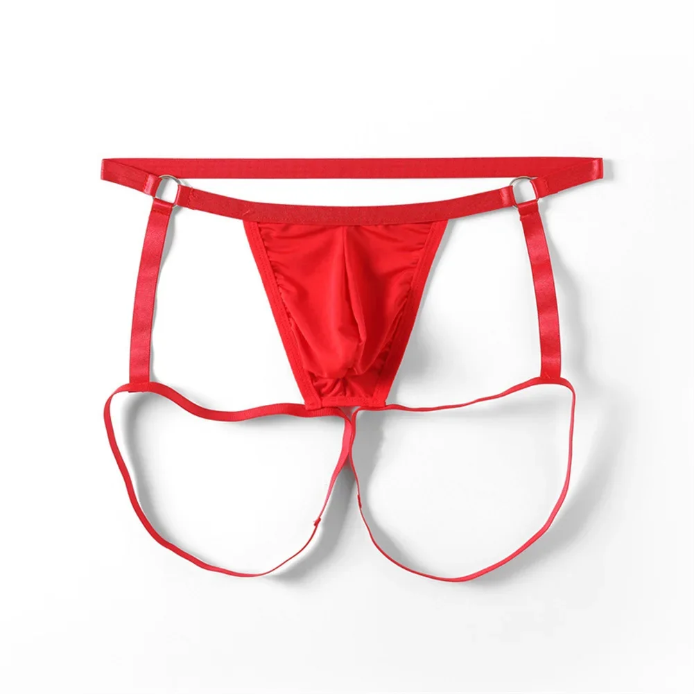 Men's Panties Knickers Garter Sexy Brazilian Underwear Exposed Butt Thongs Briefs Open Butt Low Waist G-string Sexy Lingerie