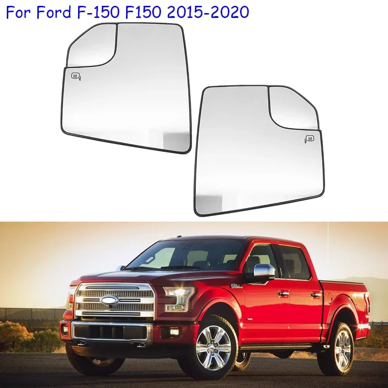 

Для Ford F-150 F150 2015 2016 2017 2018 ~ 2020 Автомобильное стекло с подогревом боковой двери, крыло, зеркало заднего вида, стекло зеркала заднего вида