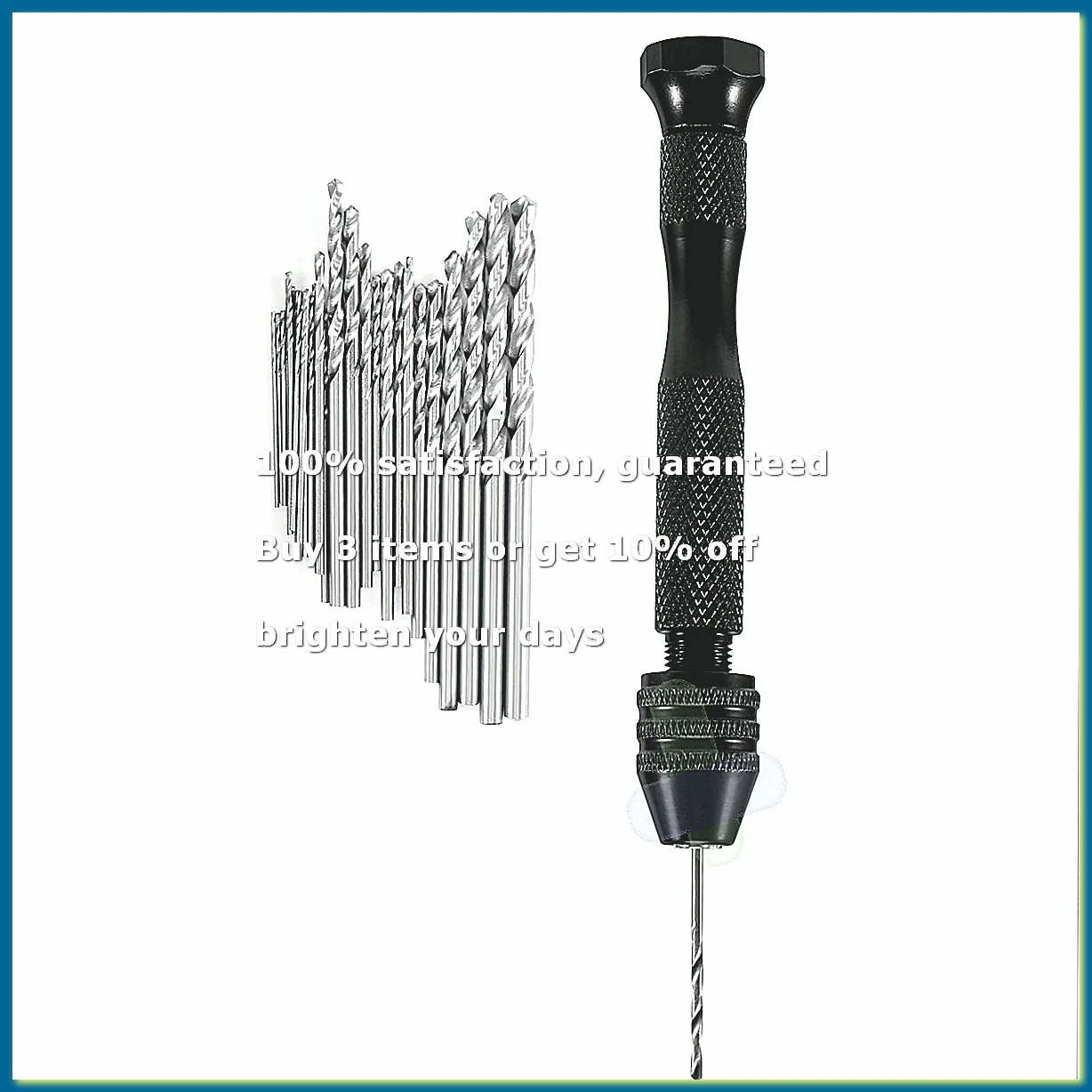 Hand Drill Bits Set 31Pcs Hand Drill Set Precision Pin Vise Micro-Mini Twist Drill Bits