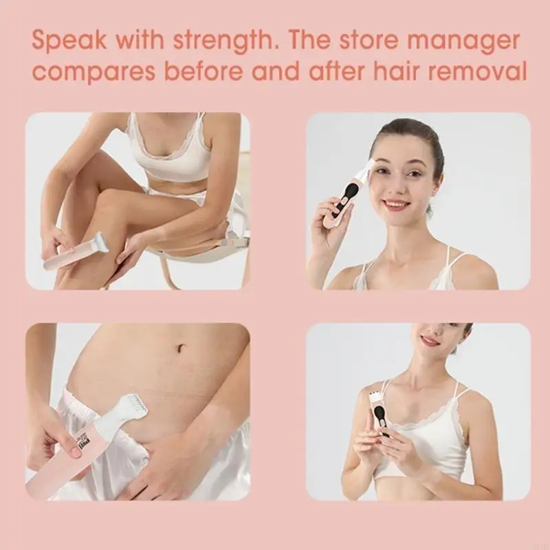 Efficient Grooming Machine Set Hair Removal Tool Hair Depilator ABS Texture