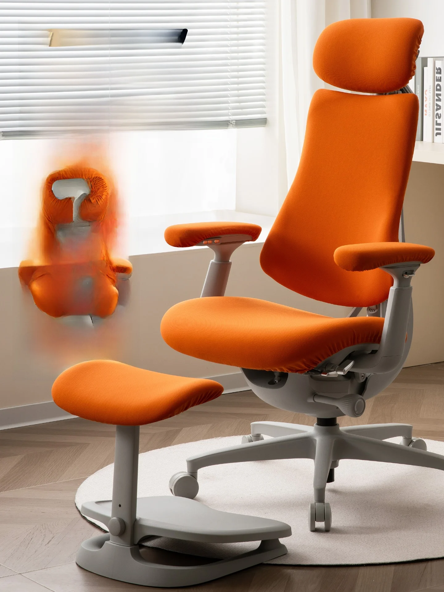 Dynamic Ergonomic Office Computer Chair Cover Protective Universal Fit LiberNovo Chair Slipcover Modern Simple Style