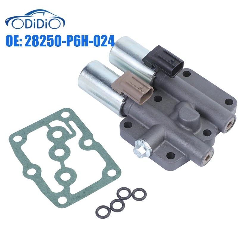 ODIDIO 28250-P6H-024 28250P6H024 Transmission Solenoid Valve 28250P6H004 For 1997- 07 Acura CL TL MDX Honda Accord Odyssey Pilot