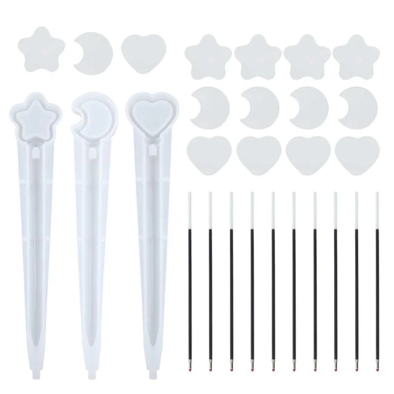 

Resin Shaker Mold Dried Flower Resin Decorative DIY Ballpoint Pen Mold