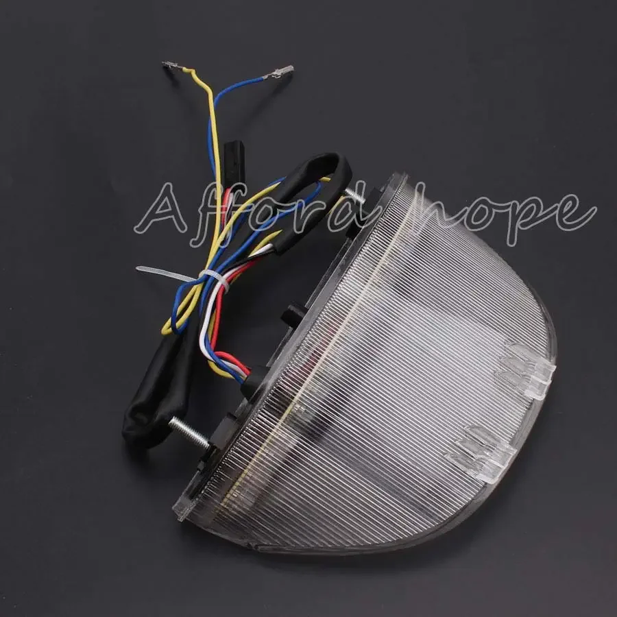 Motorcycle LED Integrated Mount Clear Lens Brake Light Turn Signal Tail Light For Honda CBR1000RR 2004-2007