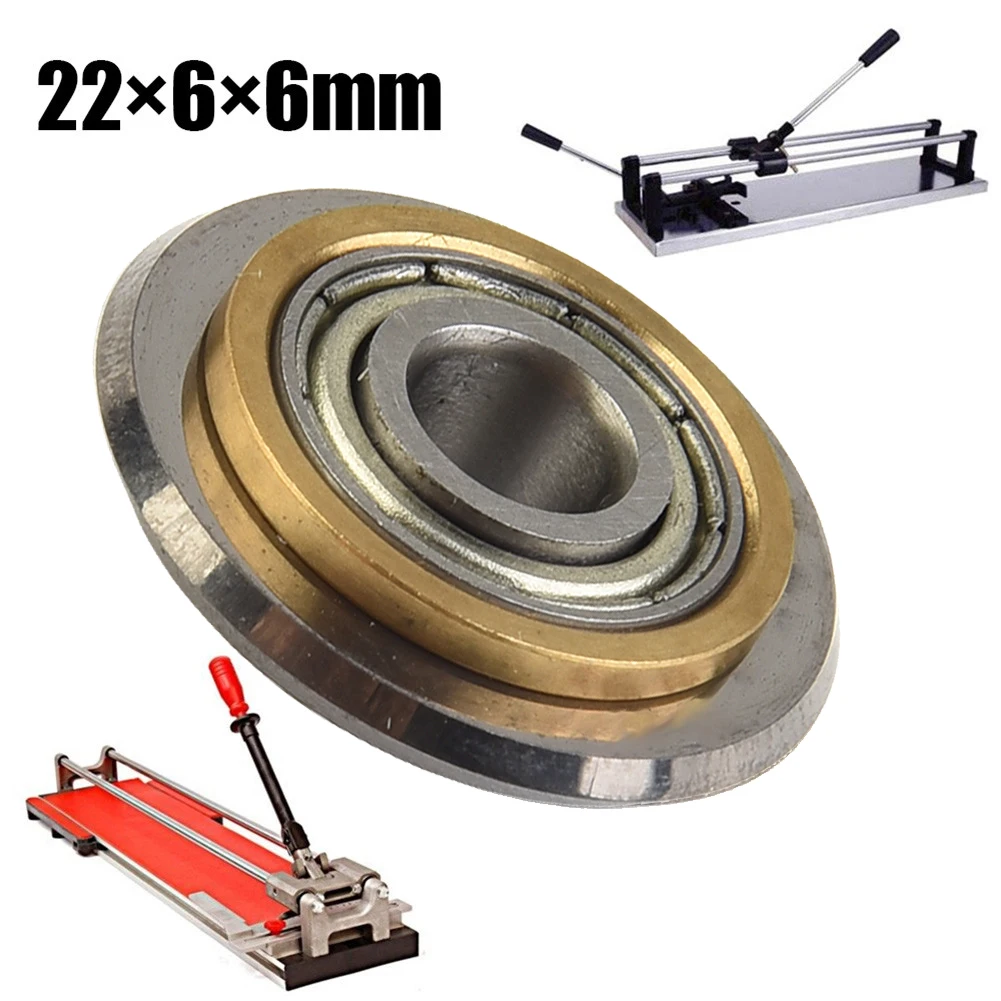 22x6x6 مللي متر تحمل القاطع عجلة تحمل شفرة كربيد السيراميك القاطع قطع الغيار بلاط عجلة مفيدة رائجة البيع Duable