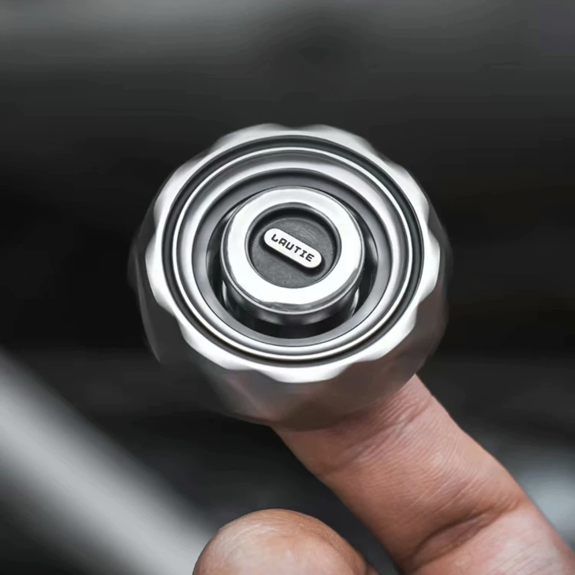 LAUTIE BIT-05 Metal Fidget Spinner Slider EDC juguetes antiestrés sensorial TDAH herramienta de enfoque juguetes inquietos giro suave y silencioso
