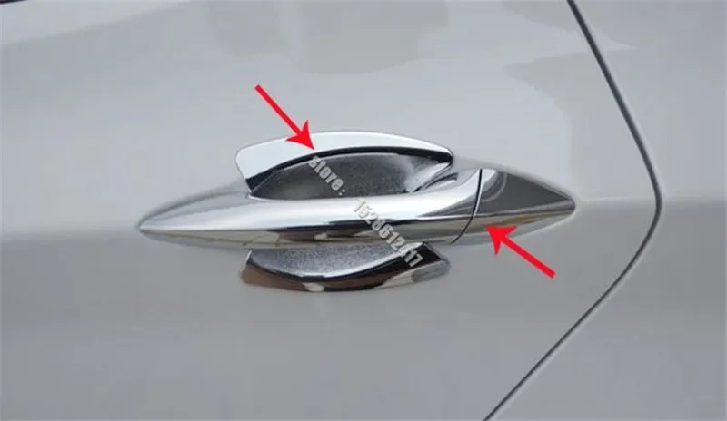 ABS Chrome Door Handle Cover Door Handle Bowl Trim Car Accessories for 2011 2012 2013 2014 2015 2016 HYUNDAI ELANTRA