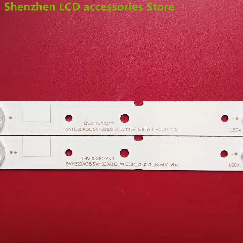 สำหรับ Hisense 32EC260J LED 32K20JD LED SVH320AG8 32K30JD SVH320AH2 59.5ซม. 5LED 100% ใหม่100% แถบไฟแบ็คไลท์ LED ใหม่