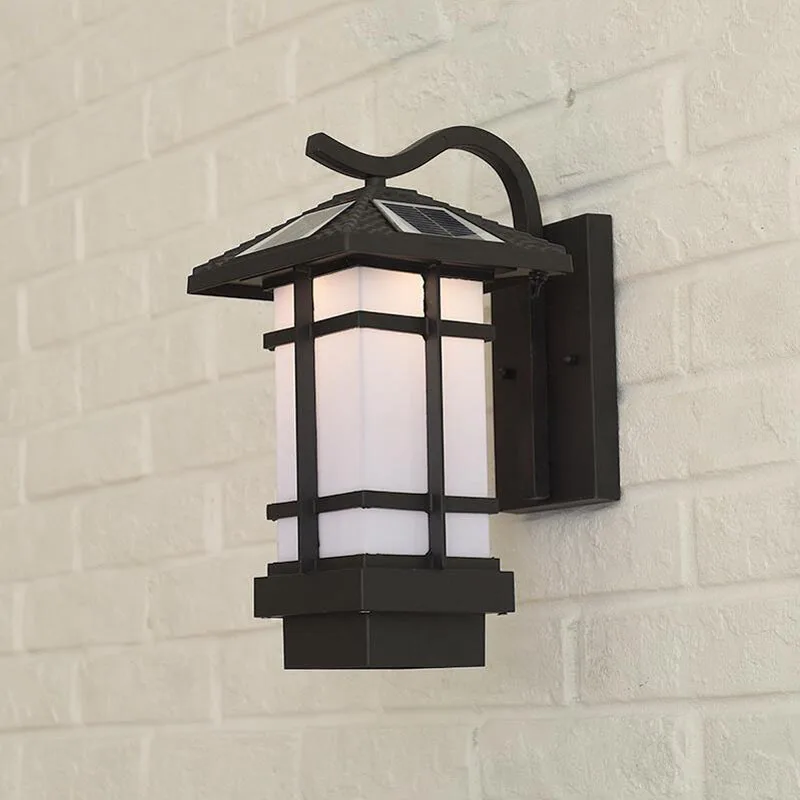

Solar Wall Lamp Outdoor Waterproof European Villa Wall Lamp Household Door Column Lamp Community Garden Wall Yard Lamp