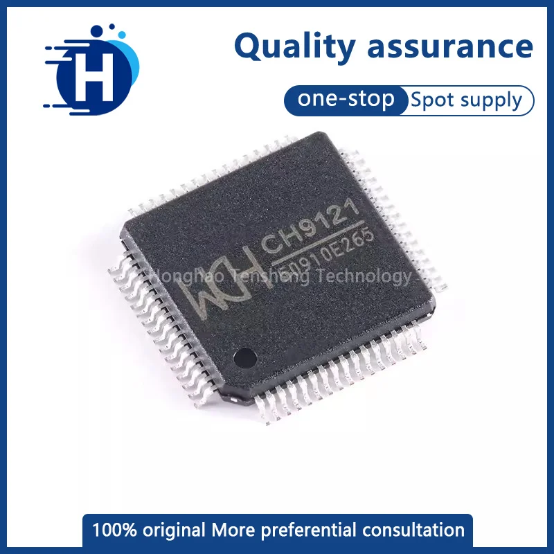 CH9121 package LQFP-64 network serial port transmission chip, new original product