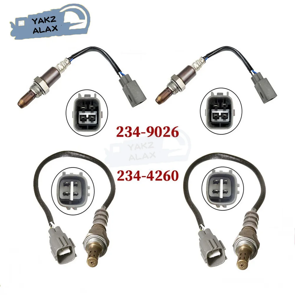 Sensor de Oxígeno Superior e Inferior para Toyota Sequoia 4.7L 5.7L V8 2008 2009, Toyota Tundra 4.0L V6 2008 2009, 234-9026 234-4260